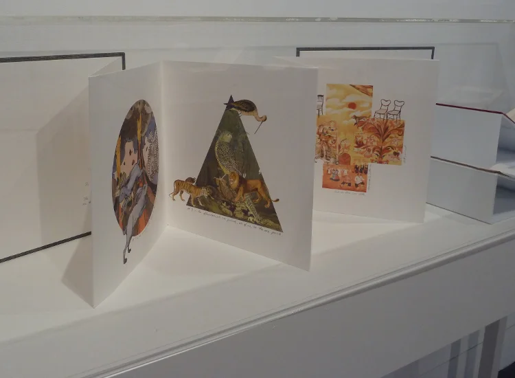 Gracia Haby & Louise Jennison, Sleeping during the day , 2010, artists’ book exhibited as part of By This Unwinking Night , Latrobe Regional Gallery