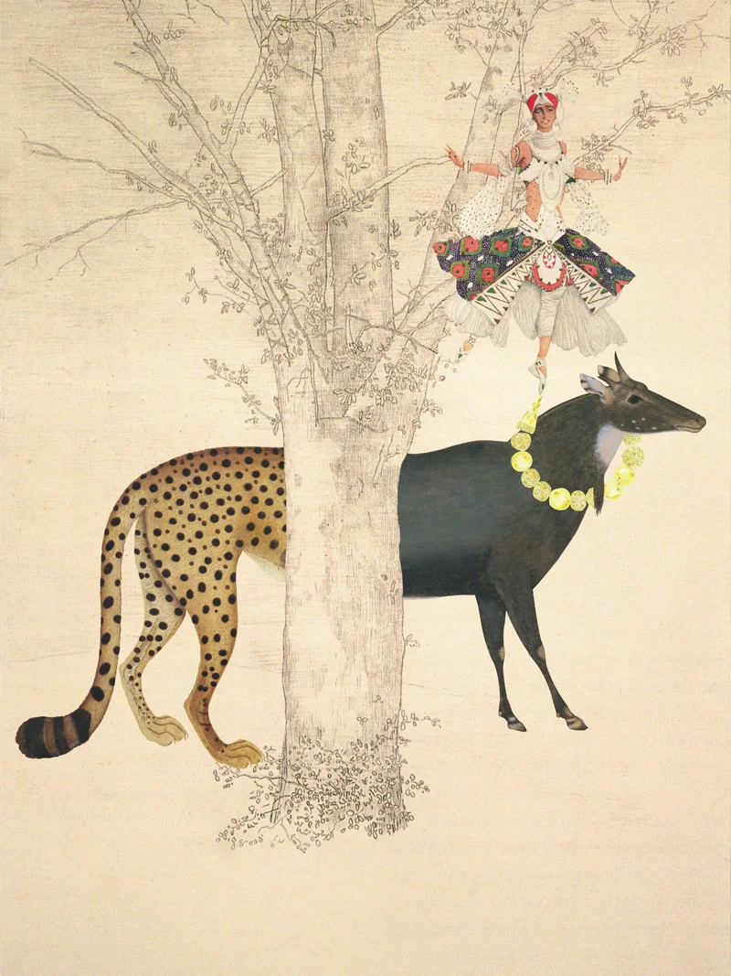 Gracia Haby & Louise Jennison, Something mighty peculiar was afoot but I was hard-pressed to say for certain what it was (II) , 2009, lithographic offset print (also available as a greeting card)