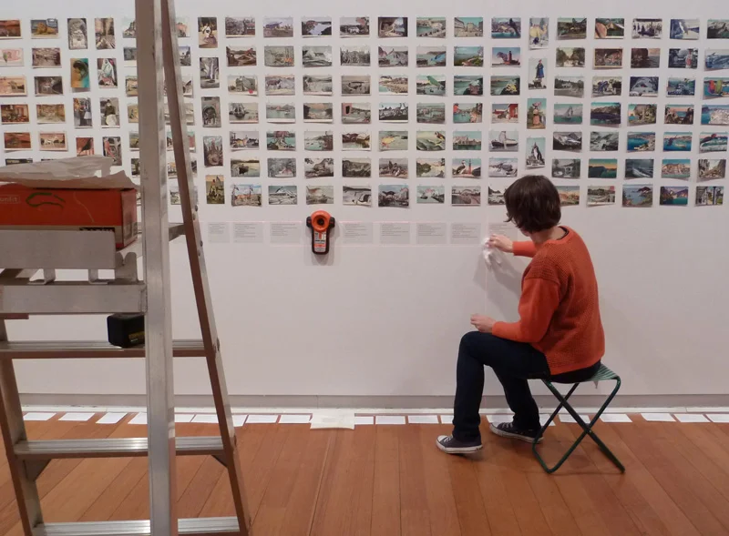 Installing All breathing in heaven , 2013, Geelong Gallery