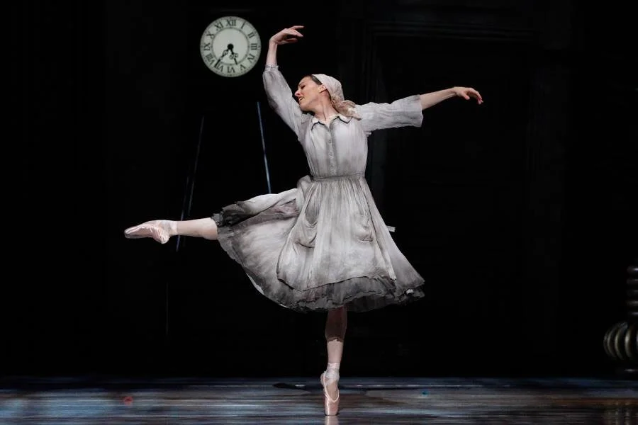 Leanne Stojmenov as Cinderella in Alexei Ratmansky’s new production of Cinderella premiered by The Australian Ballet (Image credit: Jeff Busby)