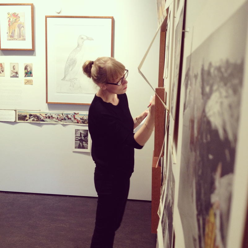 Installing our new work as part of In Your Dreams