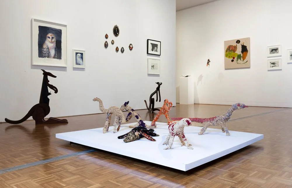 Installation photograph of Beastly by Silversalt