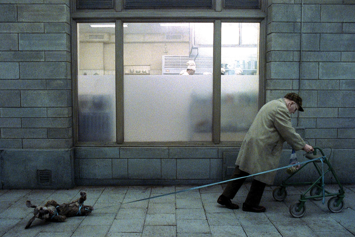 Still from Roy Andersson's film, You, the Living (2007)