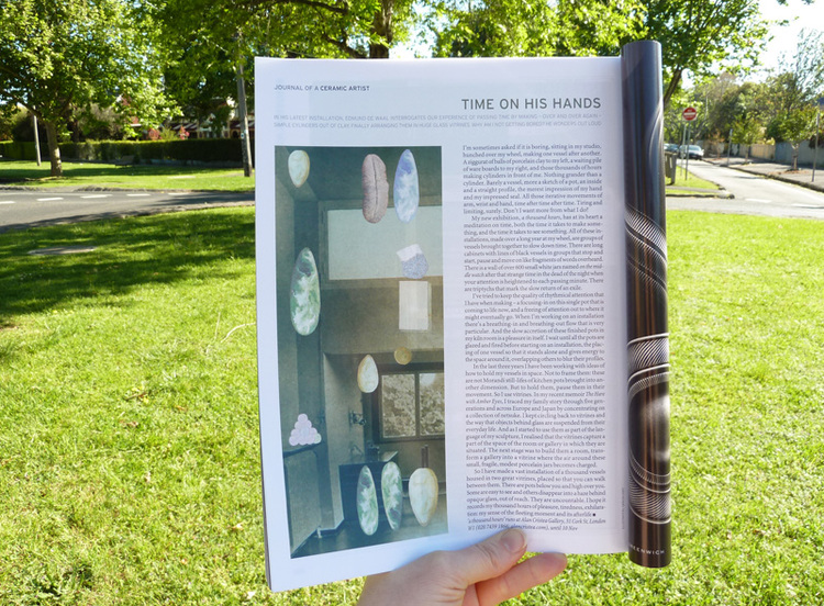 Gracia Haby, 2012, collage commissioned for The World of Interiors to accompany an article by Edmund de Waal, Time on his Hands , about his recent ceramic installation