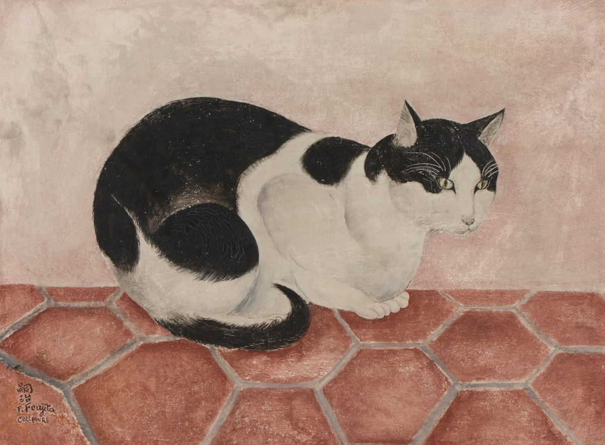 Léonard Tsuguharu Foujita's (1886–1968) Black and White Cat , 1920