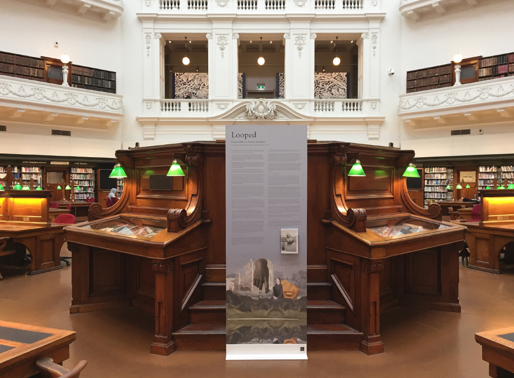 Gracia Haby & Louise Jennison, Looped , La Trobe Reading Room, State Library of Victoria, 2017