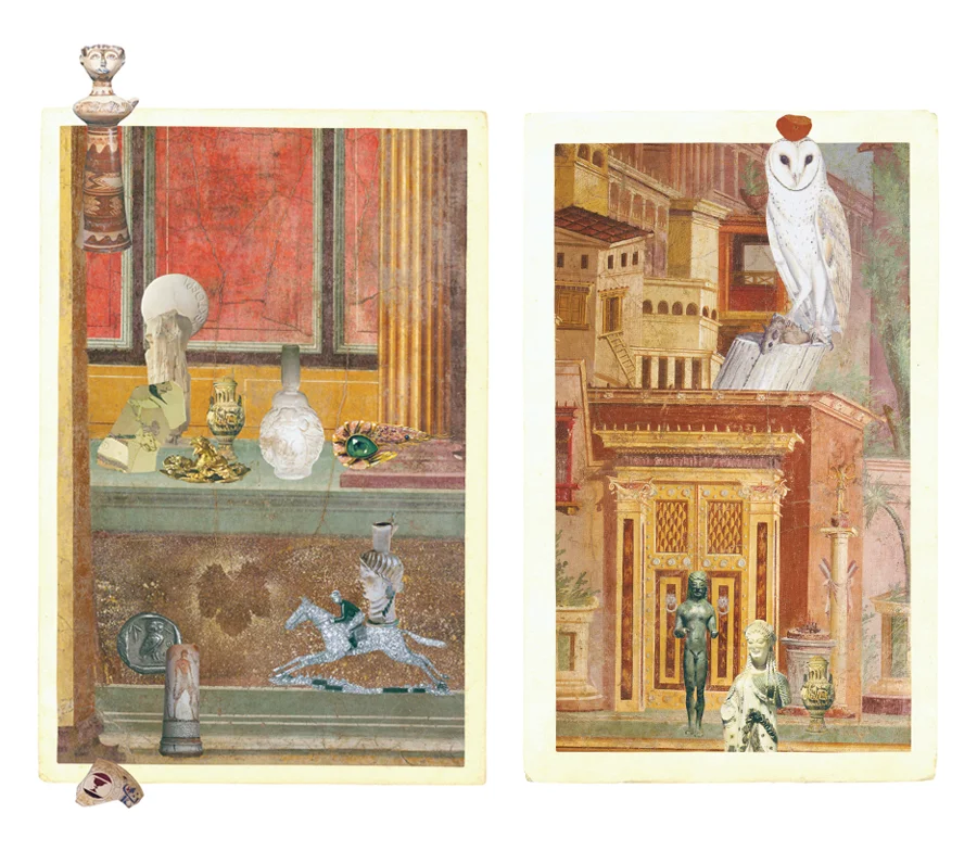 Gracia Haby, 2008, collage for The World of Interiors