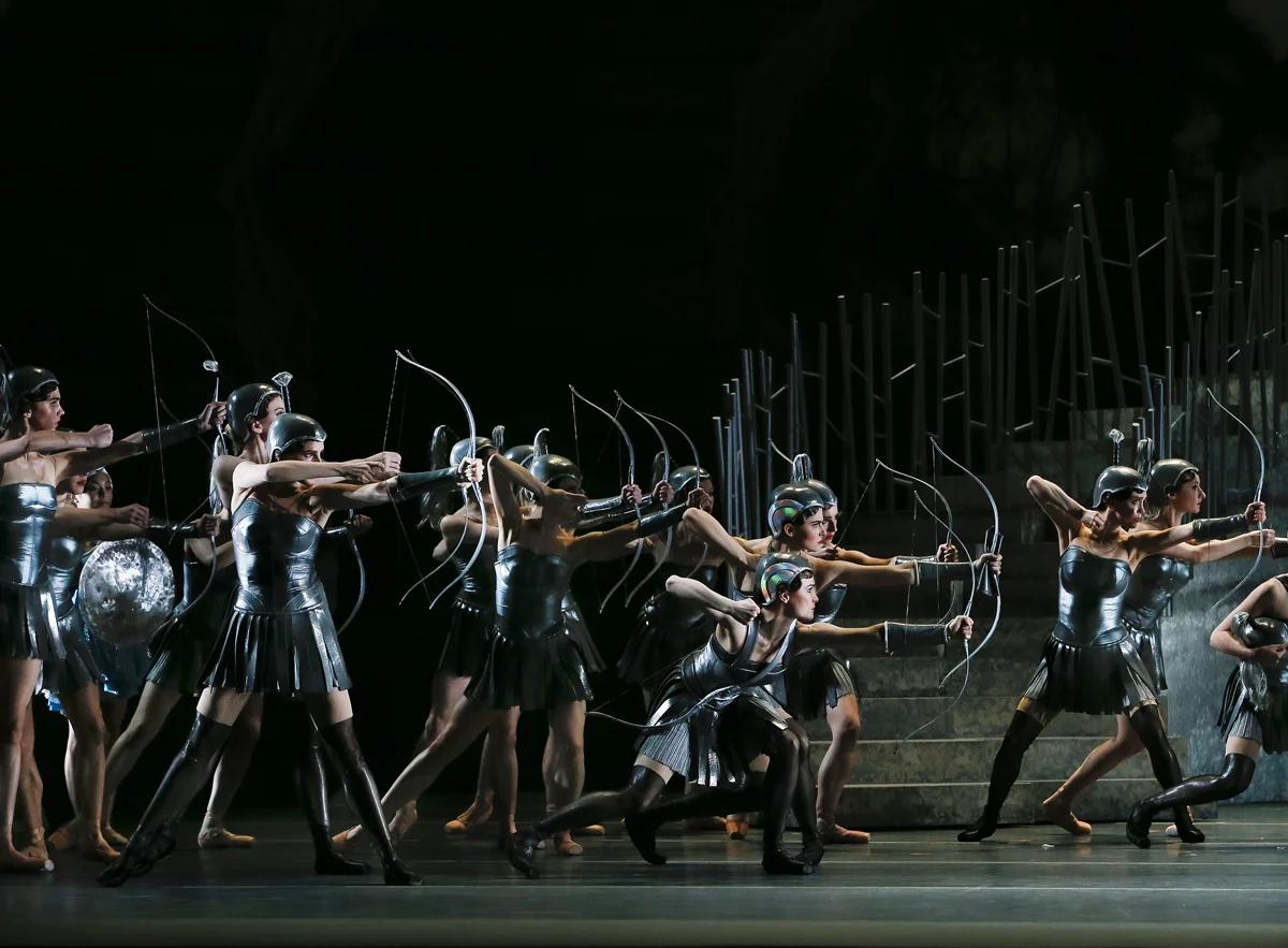 Artists of The Australian Ballet in Stanton Welch’s Sylvia , 2019 (image credit: Jeff Busby)