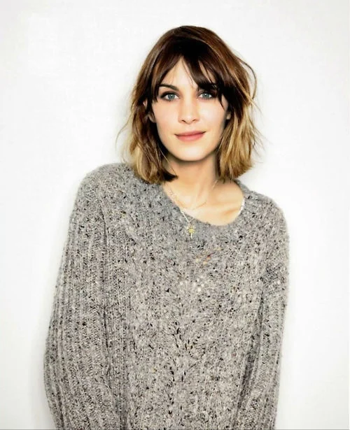 Girl crush : Alexa Chung -Her style is amazing and I find her very inspiring.