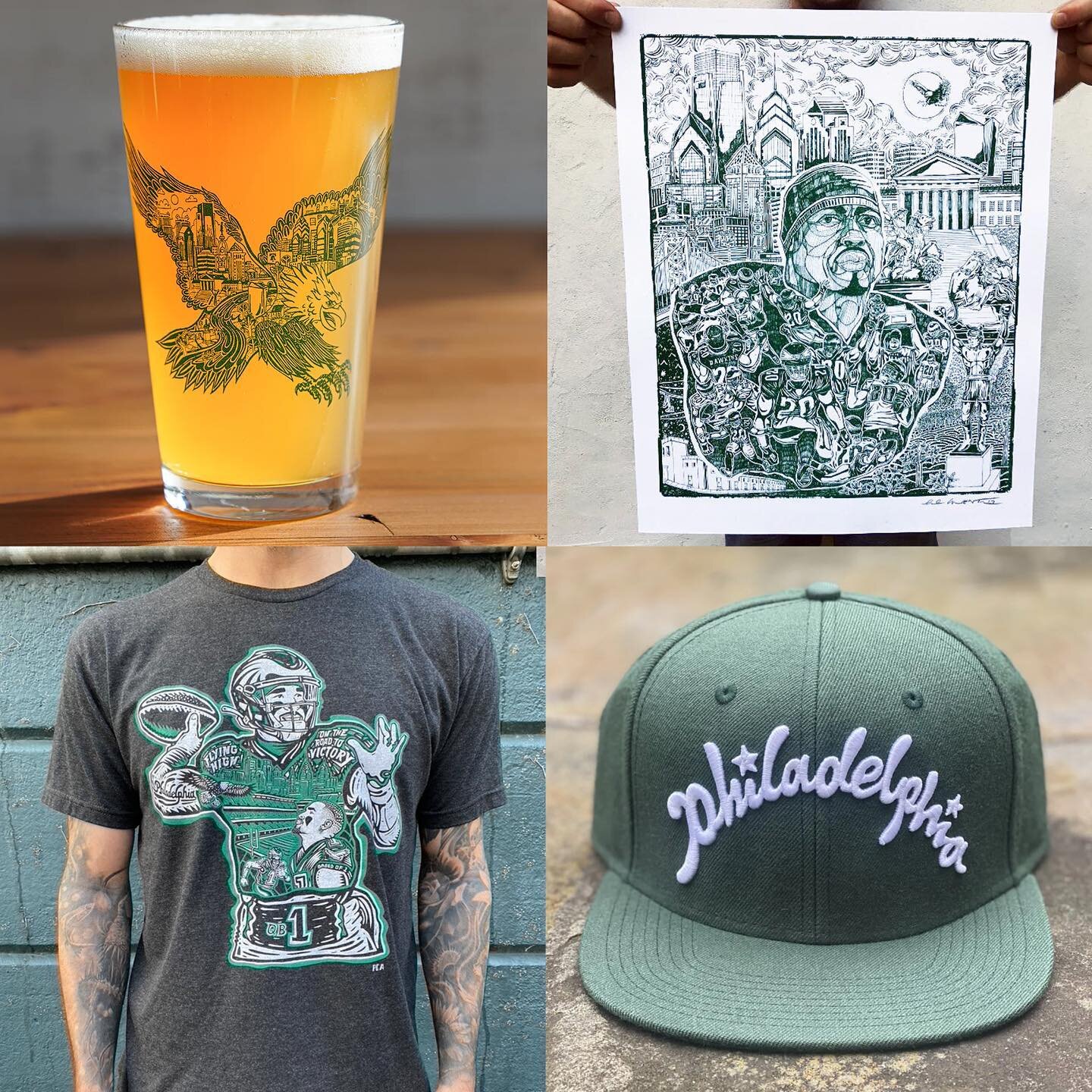 🍁 FALL FESTIVALS SEASON IS HERE!!! 🍁 
I&rsquo;ll be loaded up with birds gear this weekend for the opener 🦅 
Catch me at:
MT AIRY ARTS FESTIVAL - SATURDAY SEPTEMBER 9, 12-6 @allenslaneartcenter 
.
CLOVER MARKET CHESTNUT HILL 🍀- SUNDAY SEPTEMBER 1