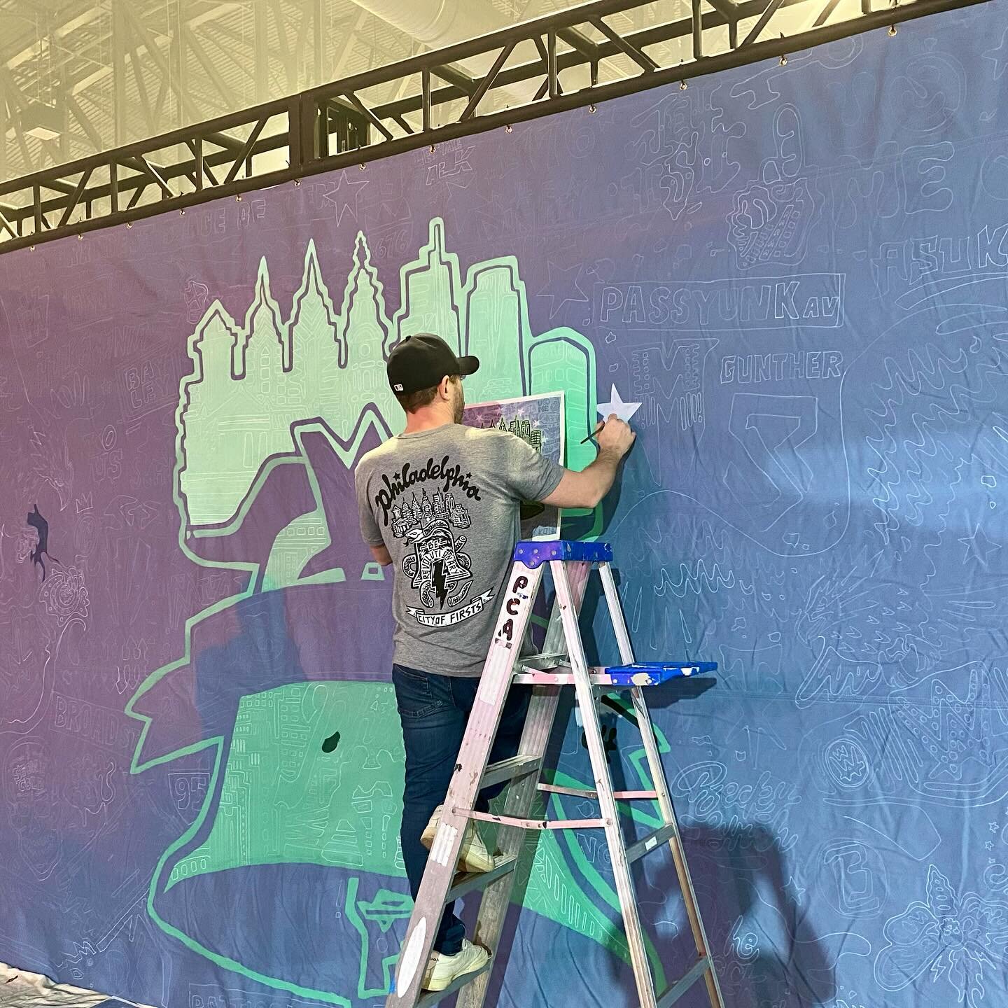 LIVE PAINTING AT WWE WORLD FOR WRESTLEMANIA 40 THIS WEEK AT THE PHILADELPHIA CONVENTION CENTER! @botanical_funk with the assist as always!
.
BIG THANKS TO @wwe &amp; @fanatics FOR MAKING IT HAPPEN!
.
.
.
#paulcarpenterart #mural #wwe #wrestlemania #p