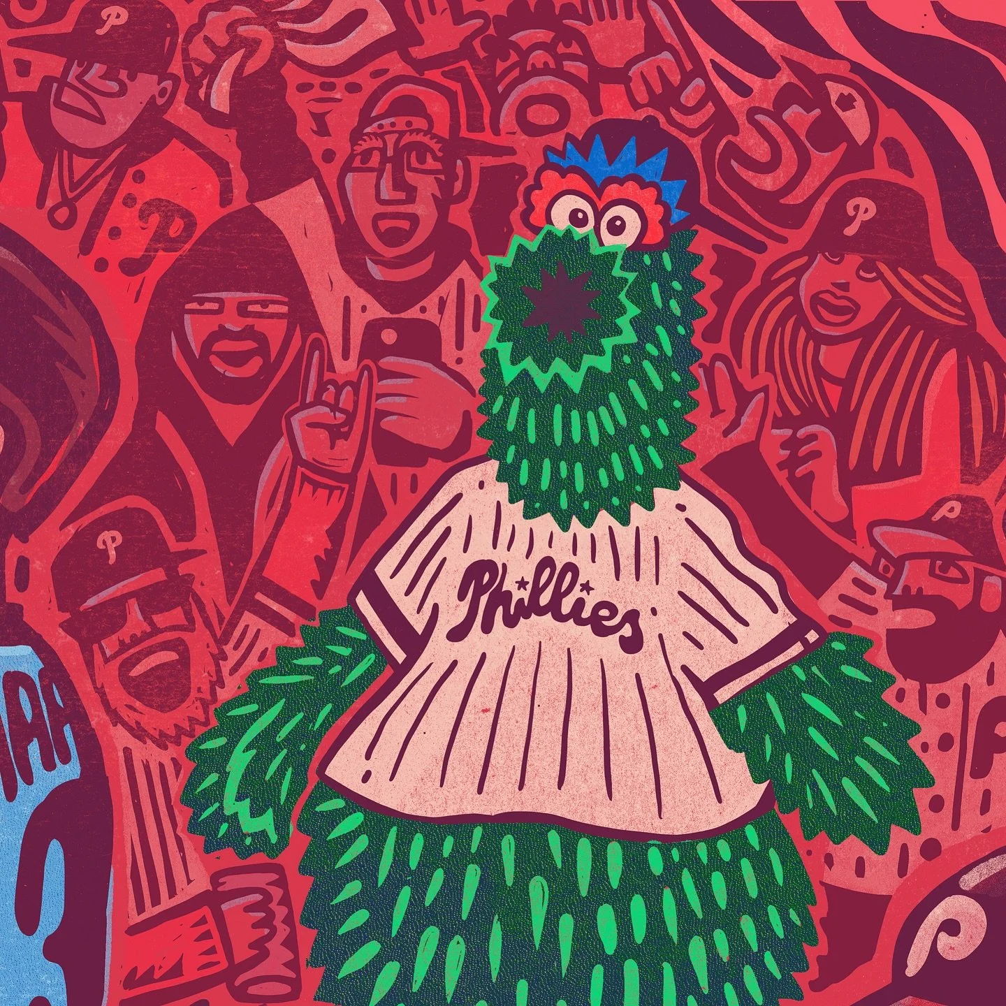 LETS GO PHILLIES!!!!
❤️ ⚾️ 🌭 🔔 ❤️ 
.
.
.
#paulcarpenterart