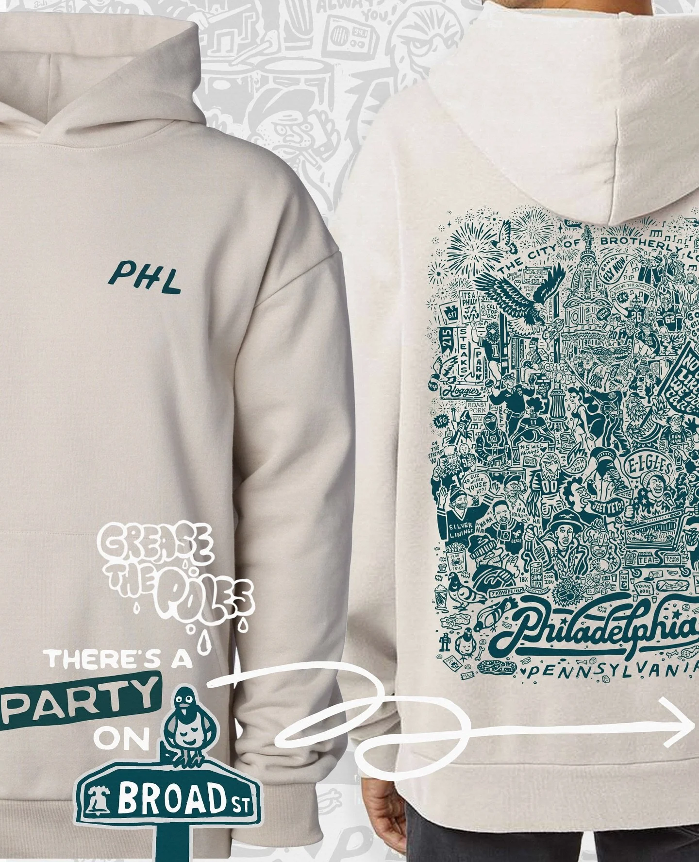 RESTOCKED the Party on Broad St Hoodies after many request &hellip; Caw Cawww!!!
Snag one while they are still around.
🦅 🦅 🦅