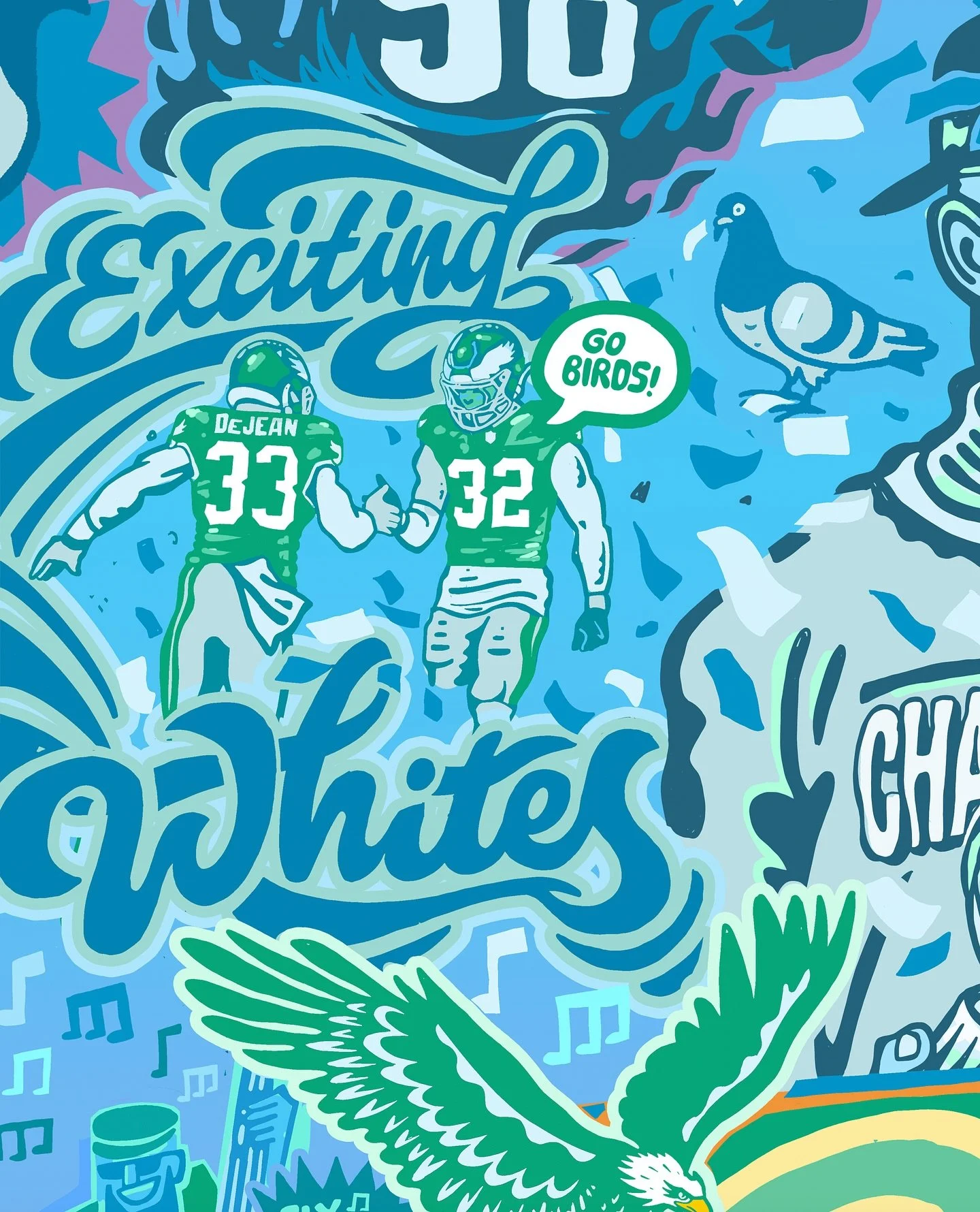 Snippets from a media week design for @philadelphiaeagles SB run last year
GO BIRDS!!!!
.
.
.
#paulcarpenter #eagles #flyeaglesfly