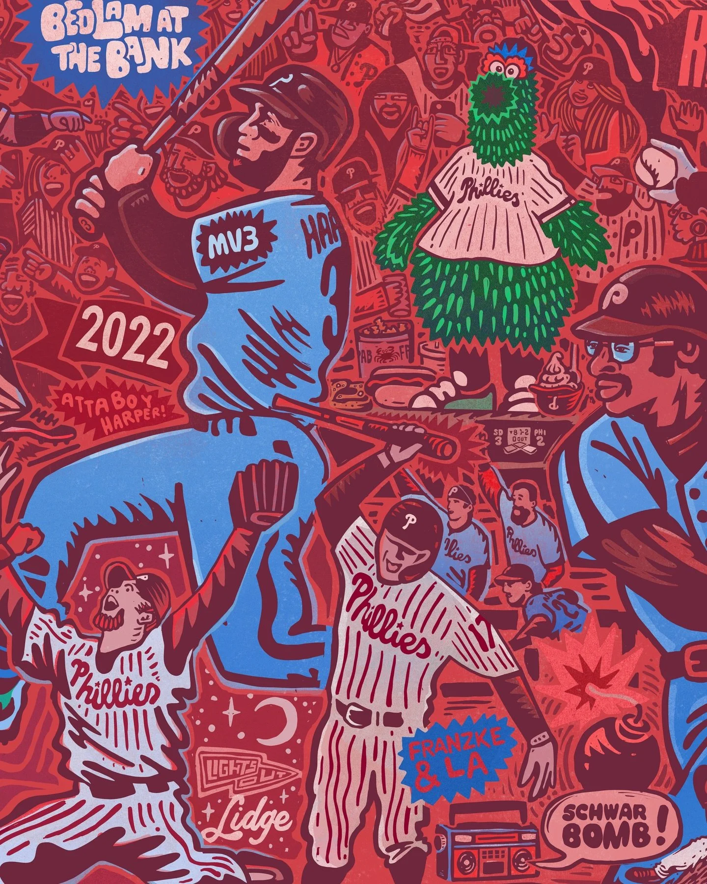 HAPPY OPENING DAY @phillies !!!
.
Mural design I did last spring for Phillies event tent at Citizens Bank Park 🔔 🌭 ⚾️ 🔥
.
.
.
#paulcarpenterart #phillies #philadephia