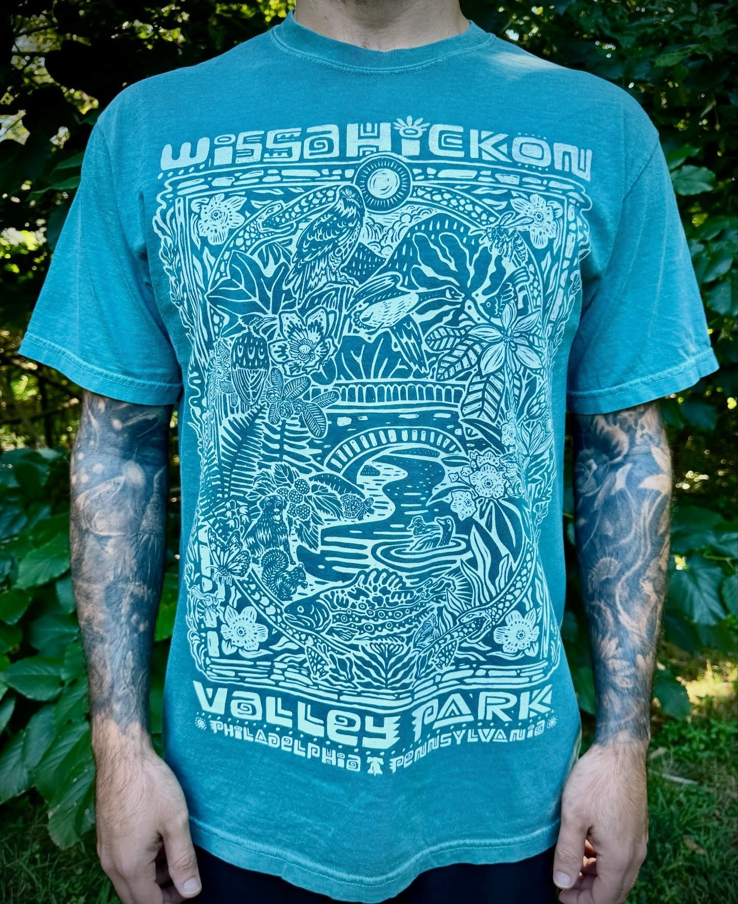 Packing up some Wissahickon gear for @clovermarket Chestnut Hill Sunday 4/12, 10-4 🍃 
.
Come say 👋 
.
.
.
#paulcarpenterart #clovemarketsneakpeek #wissahickon