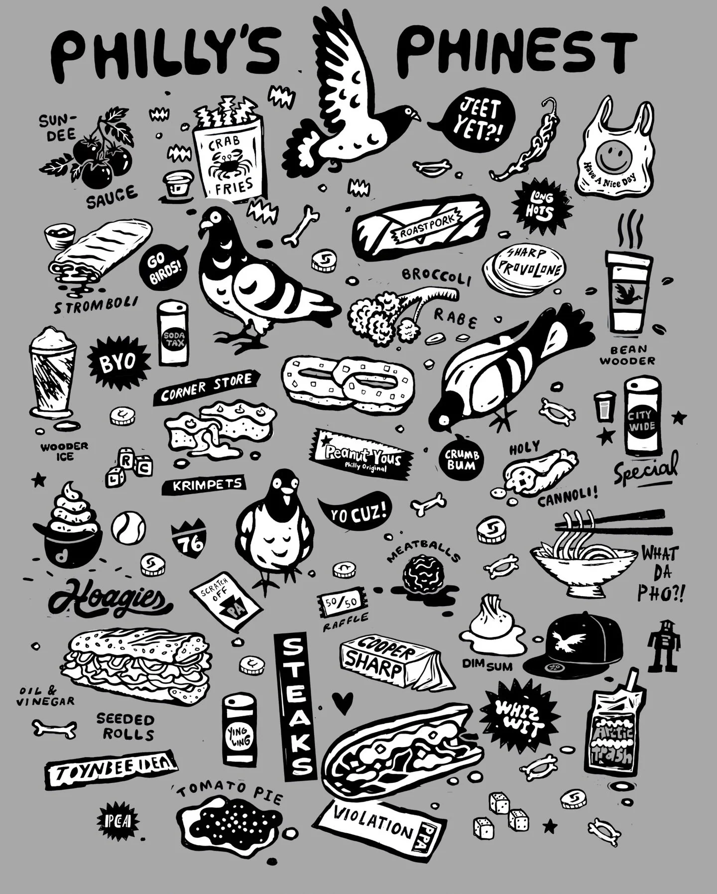 New design on the press now for Sundays shows! Philly&rsquo;s Phinest 🤤 
Catch me at:
@clovermarket Collingswood Sunday 4/26 10-4
AND
@eastpassyunk Flavors on the Ave Sunday 4/26 12-5
.
Glenside Arts Festival was postponed today until next Saturday 