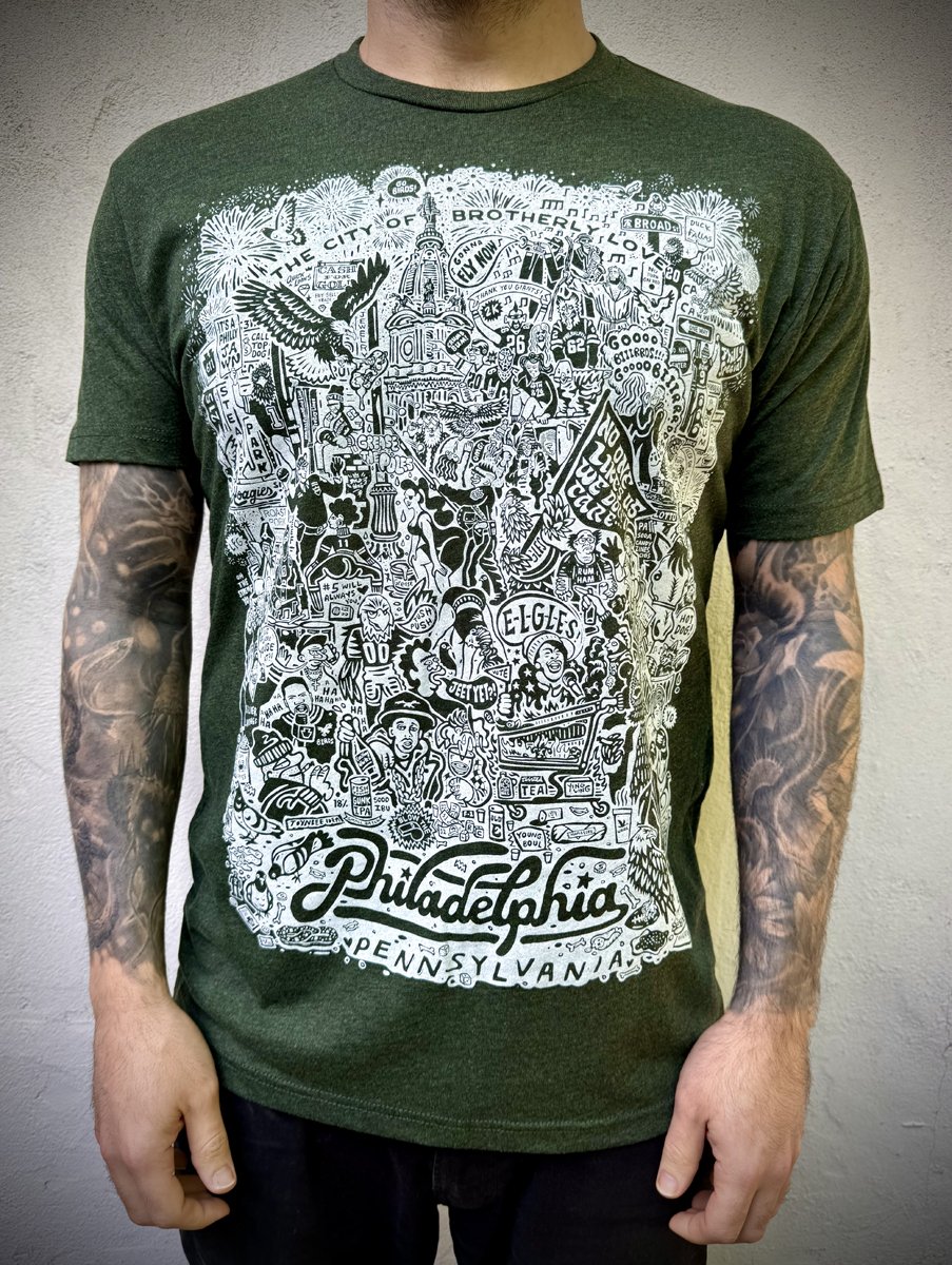 party-on-broad-street-forest-green-unisex-tee-shop-paul-carpenter-art-1158558165.jpg