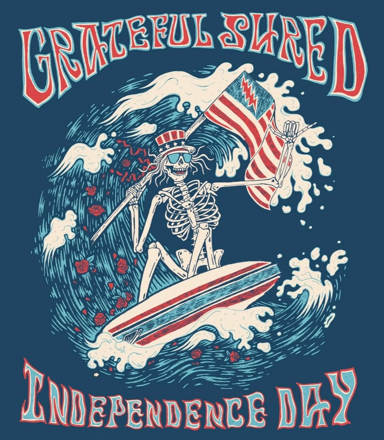 Happy 4th errrbody!!! An oldie but a goodie for my friends @bigchillsurfcantina