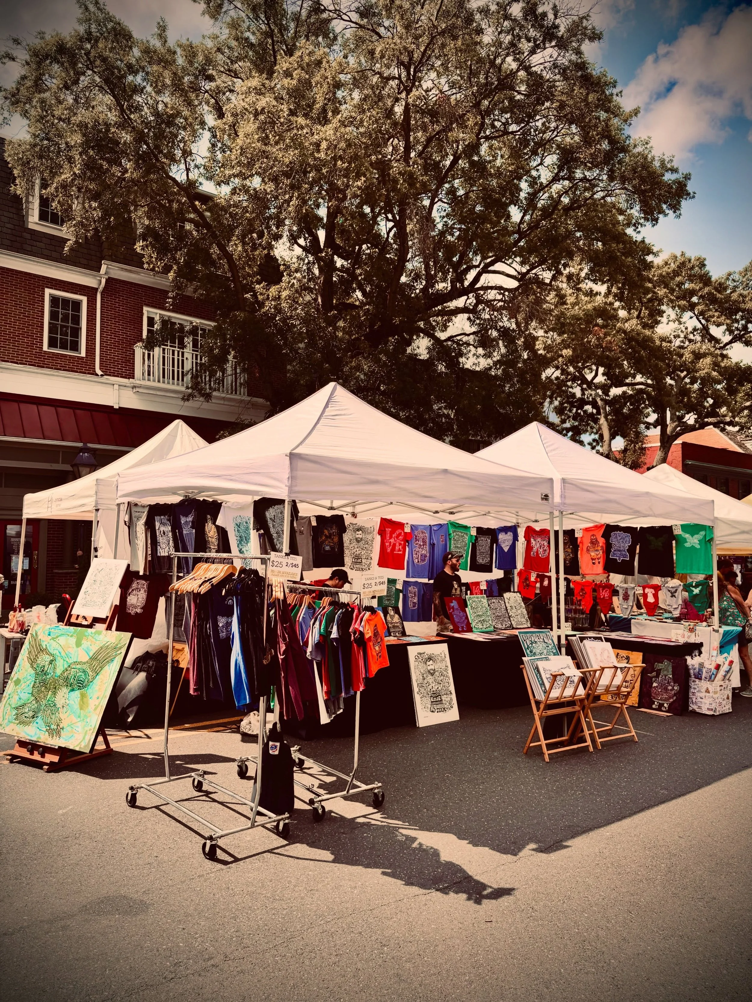 Day 2 of Haddonfield FineArts Festival! Come see our magical tent of treasures Sunday July 12, 10-5
@downtownhaddonfield 
.
Booth 159-161c by @kingsroadbrewing