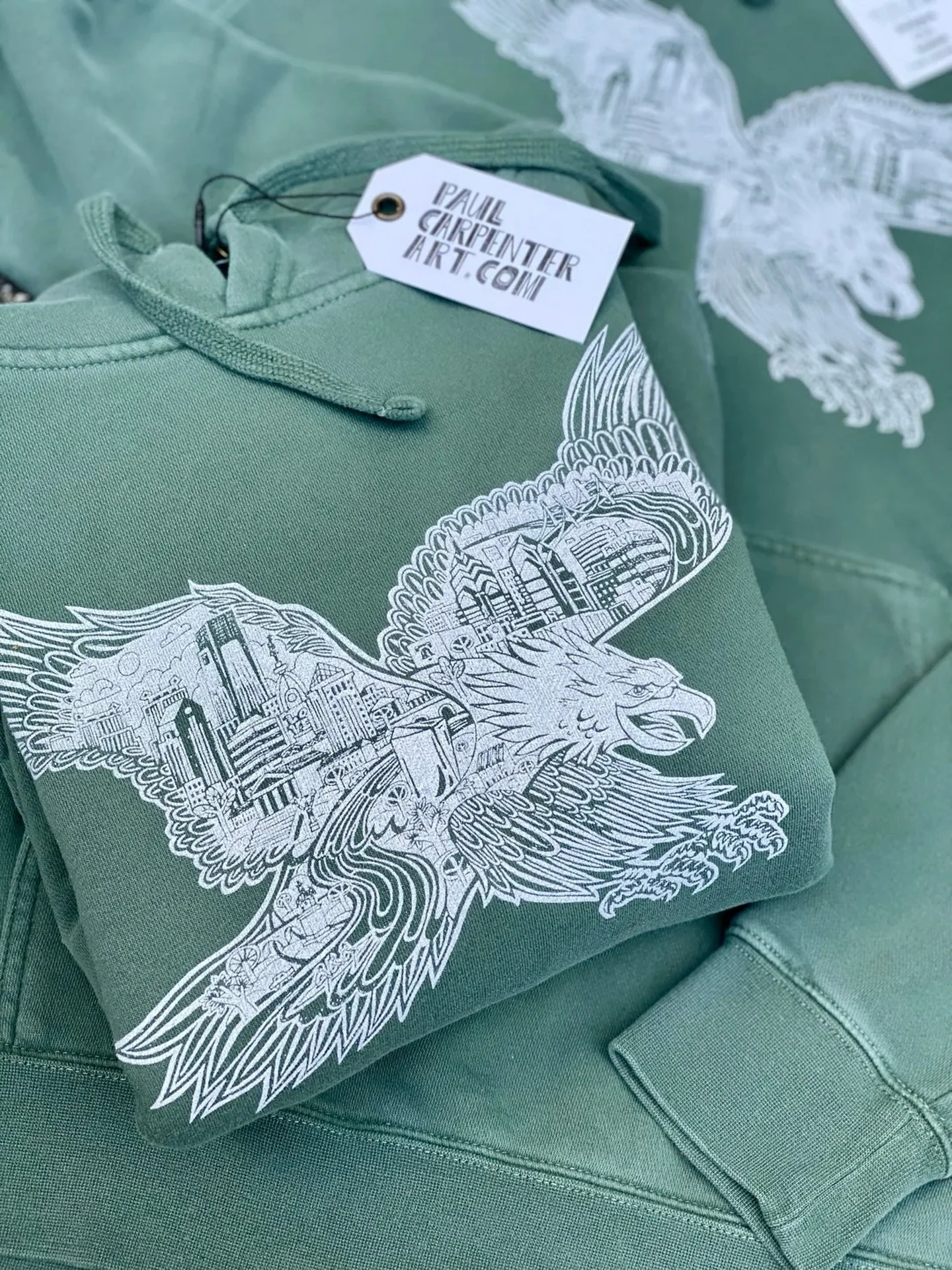 @clovermarket Bryn Mwar today Sunday 10/4 10-4
🍁 🏈 🦅 
.
#paulcarpenterart #cloversneakpeek