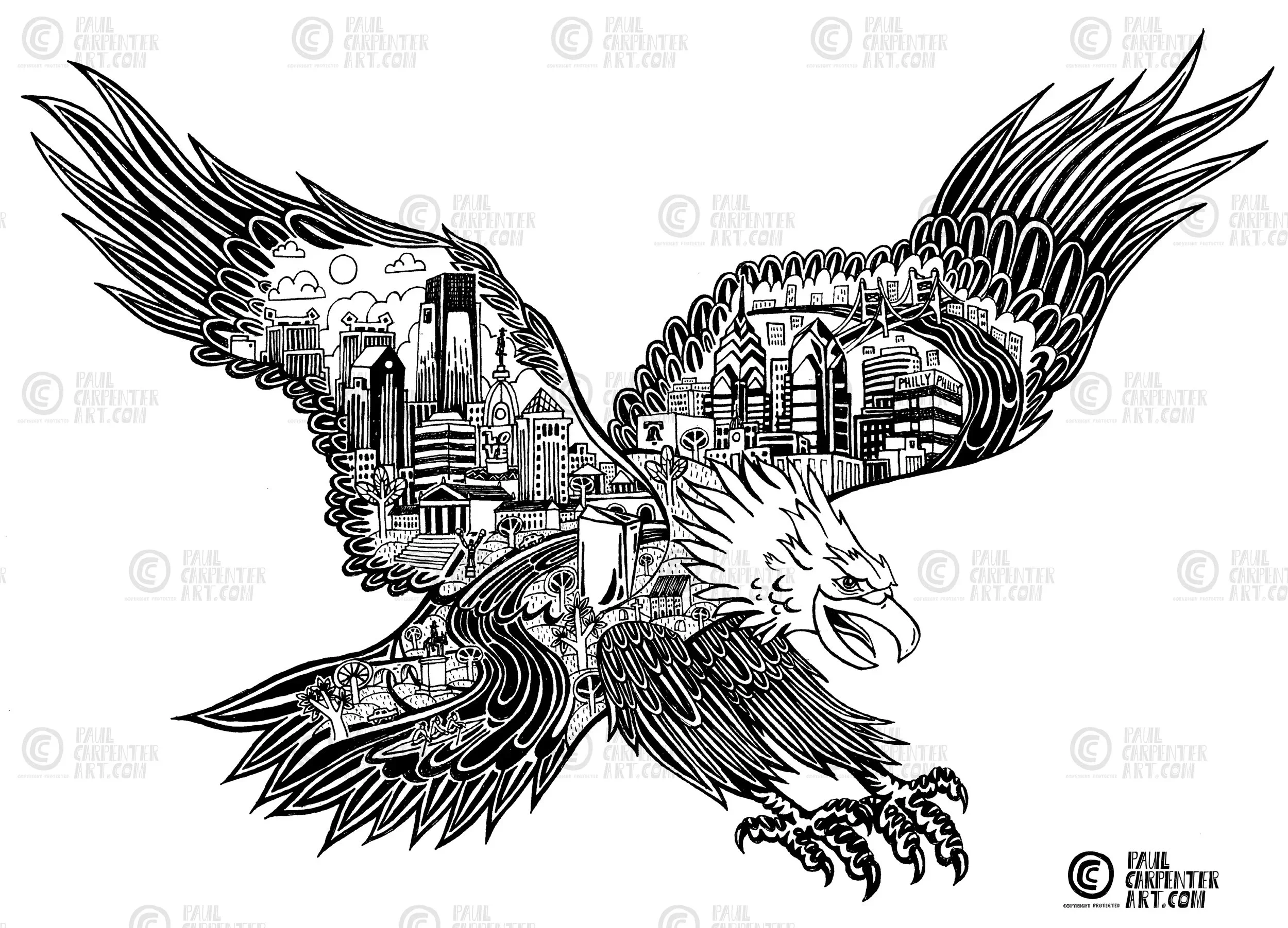 Paul_Carpenter_Art_EaglesSkyline_Watermark.webp