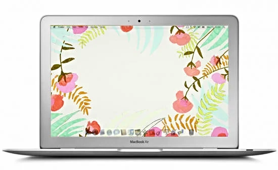 PRETTY SPRING SCREEN DECOR FROM DESIGN LOVE FEST - MORE DESIGNS, TOO!