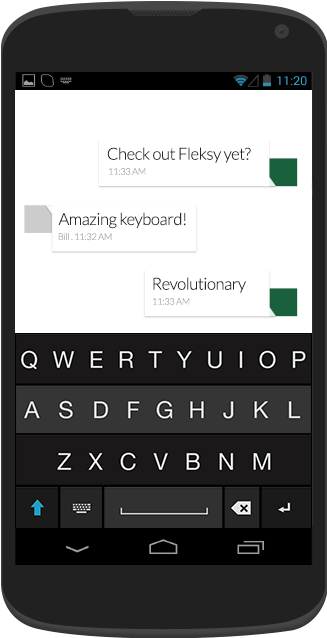 TYPE WITHOUT LOOKING - USE FLESKY FREE APP