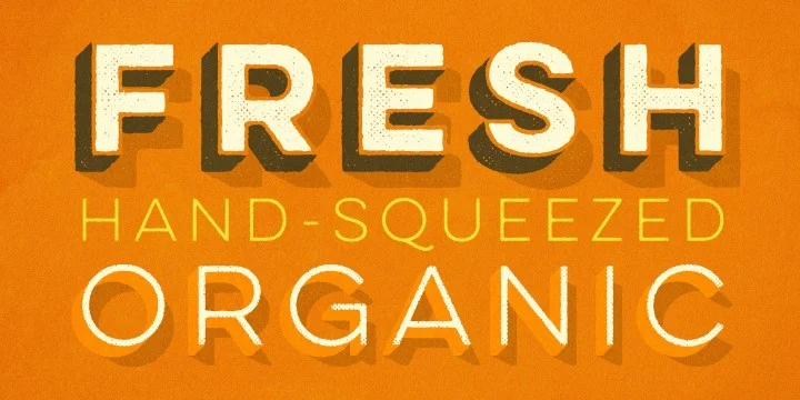 RETRO STACKABLE "YULO" FONT BY YELLOW DESIGN STUDIO - ON SALE $9 FOR 10 STYLES.
