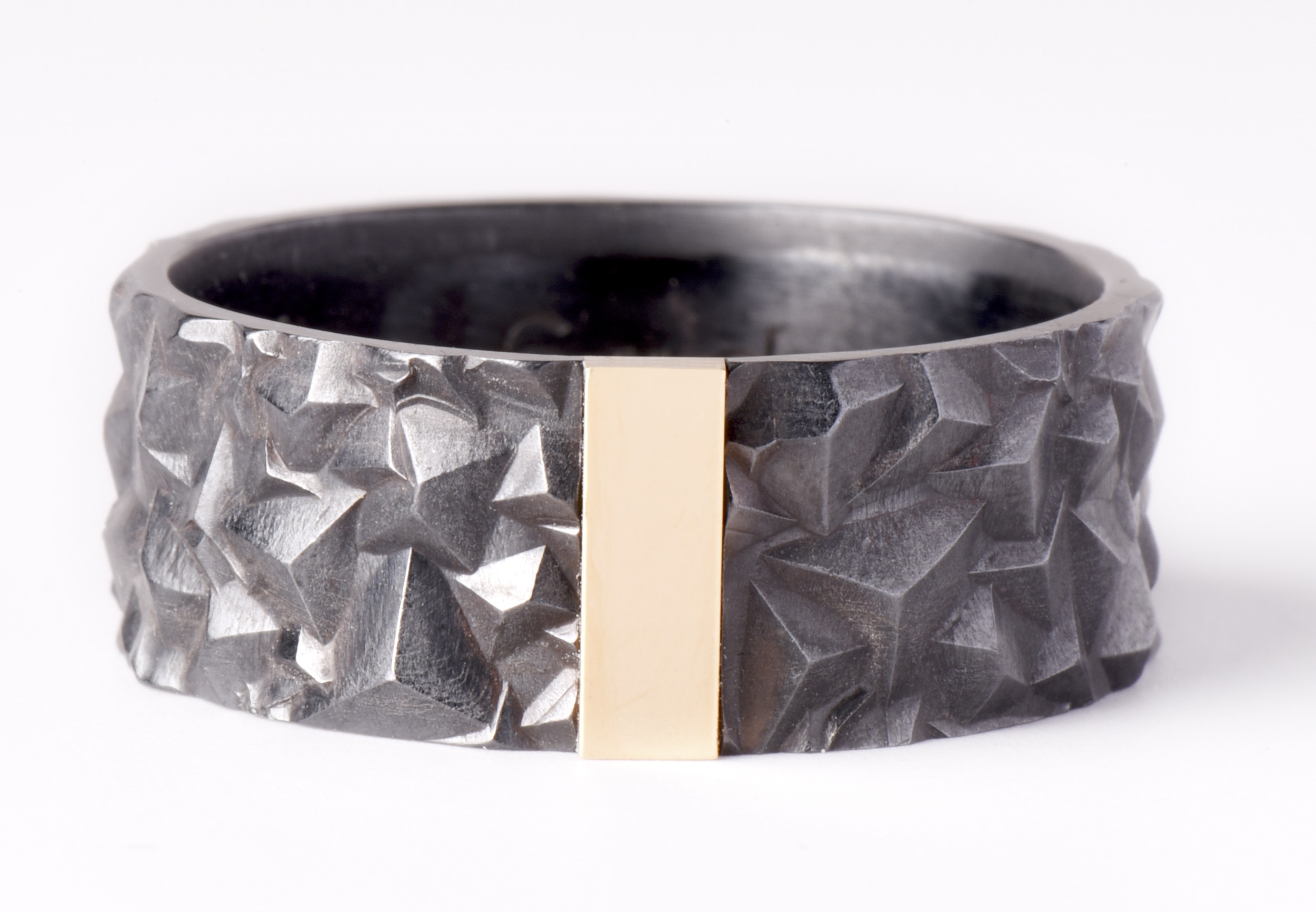 Granite Bar Ring - 9mm