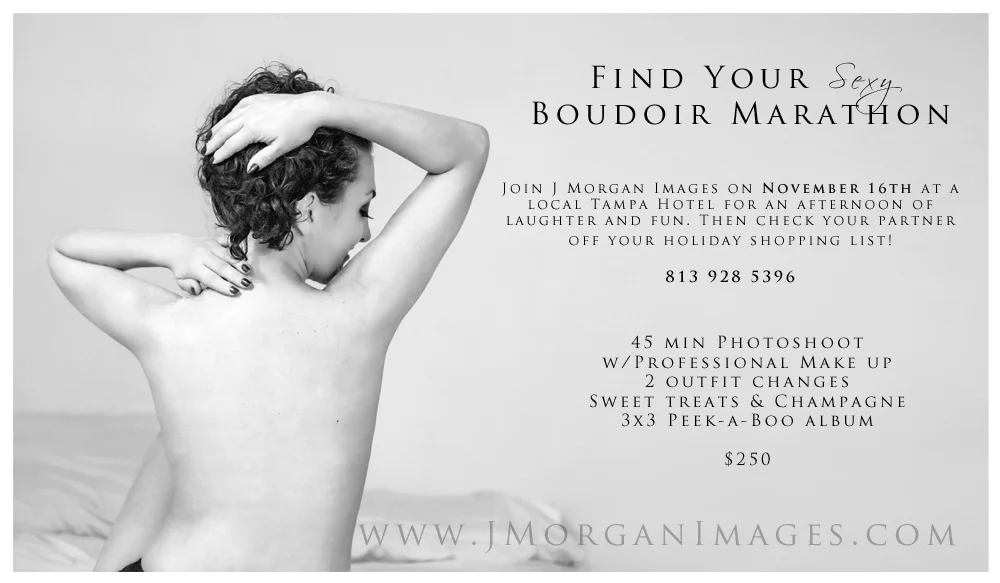 Find Your Sexy Tampa Boudoir Mini Holiday Sessions