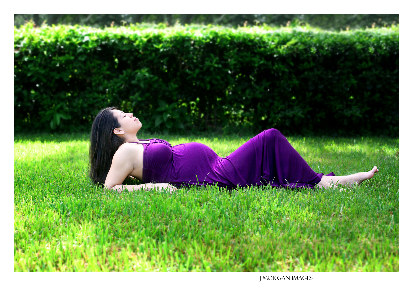 A Backyard Maternity Session