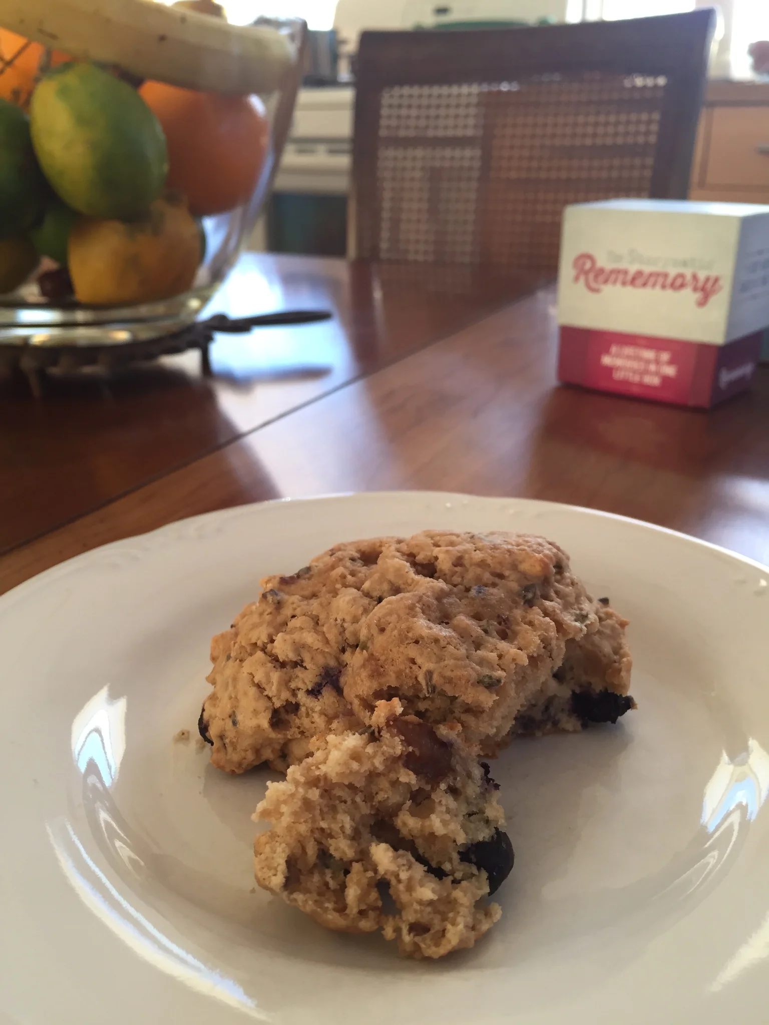 Lavender Walnut Blueberry Scones