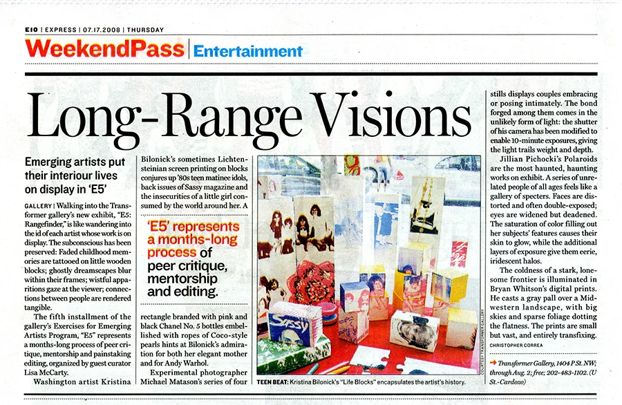 Feature in the Washington Post Express