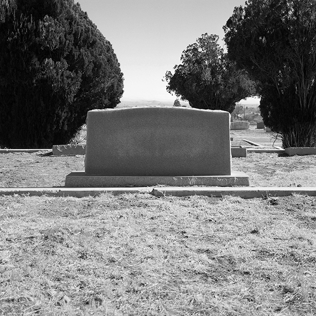 	Anonymous Tombstone at the segregated Marfa Cemetery