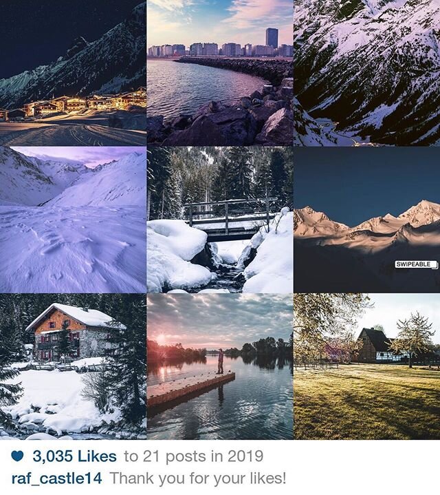 Thank you all for you support! Have a Wonderfull, happy and creative 2020!
See you next year!
#bestnine #2019 #landscapephotography