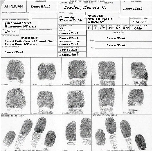 Live Scan Printable LiveScan — Fingerprint Technologies
