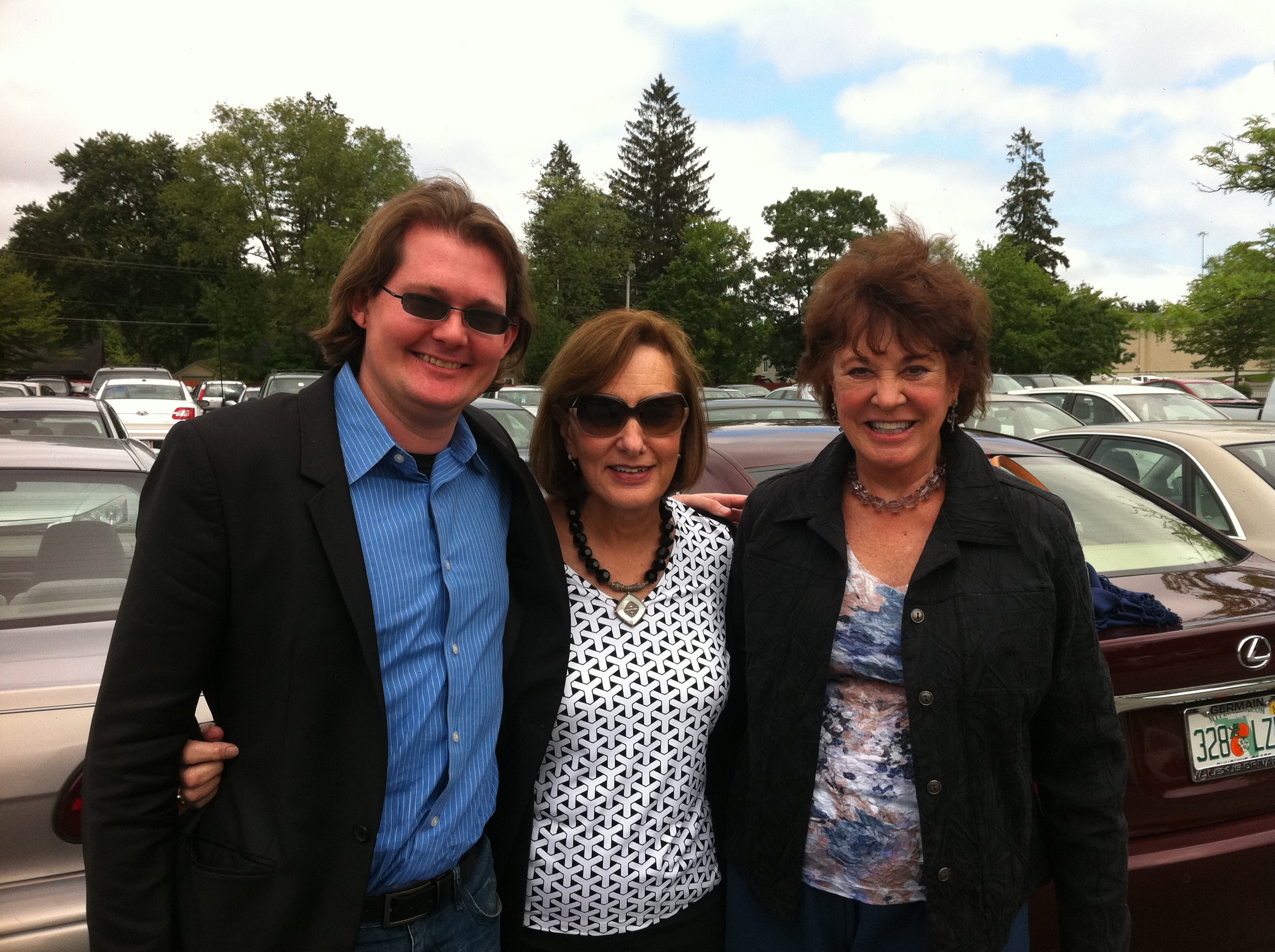 Robert, Joan, Marty in Sturbridge - June 2011