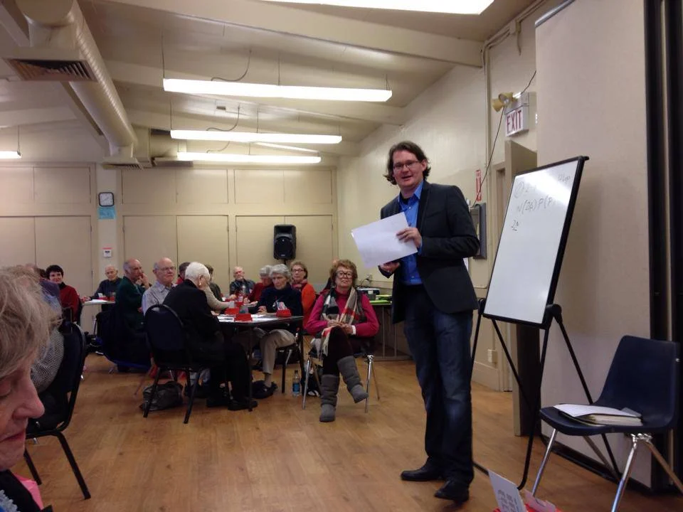 Robert teaching in Marin Co, CA, 2014