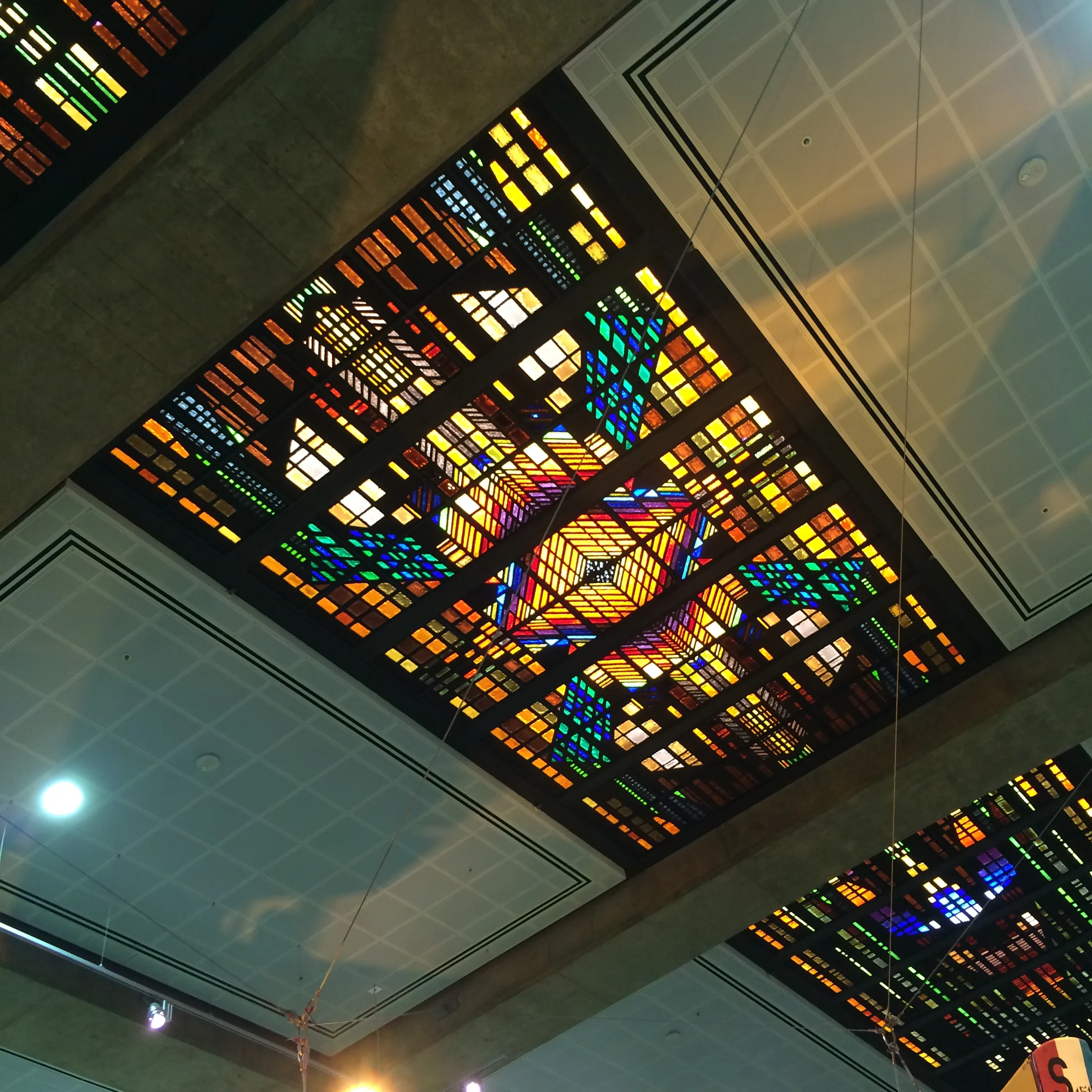 Airport stained glass, Albuquerque, NM