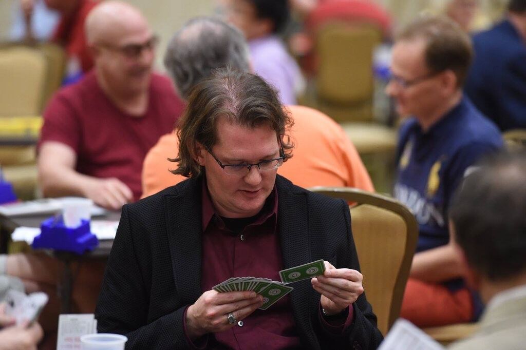 Robert playing, New Orleans NABC, March 2014
