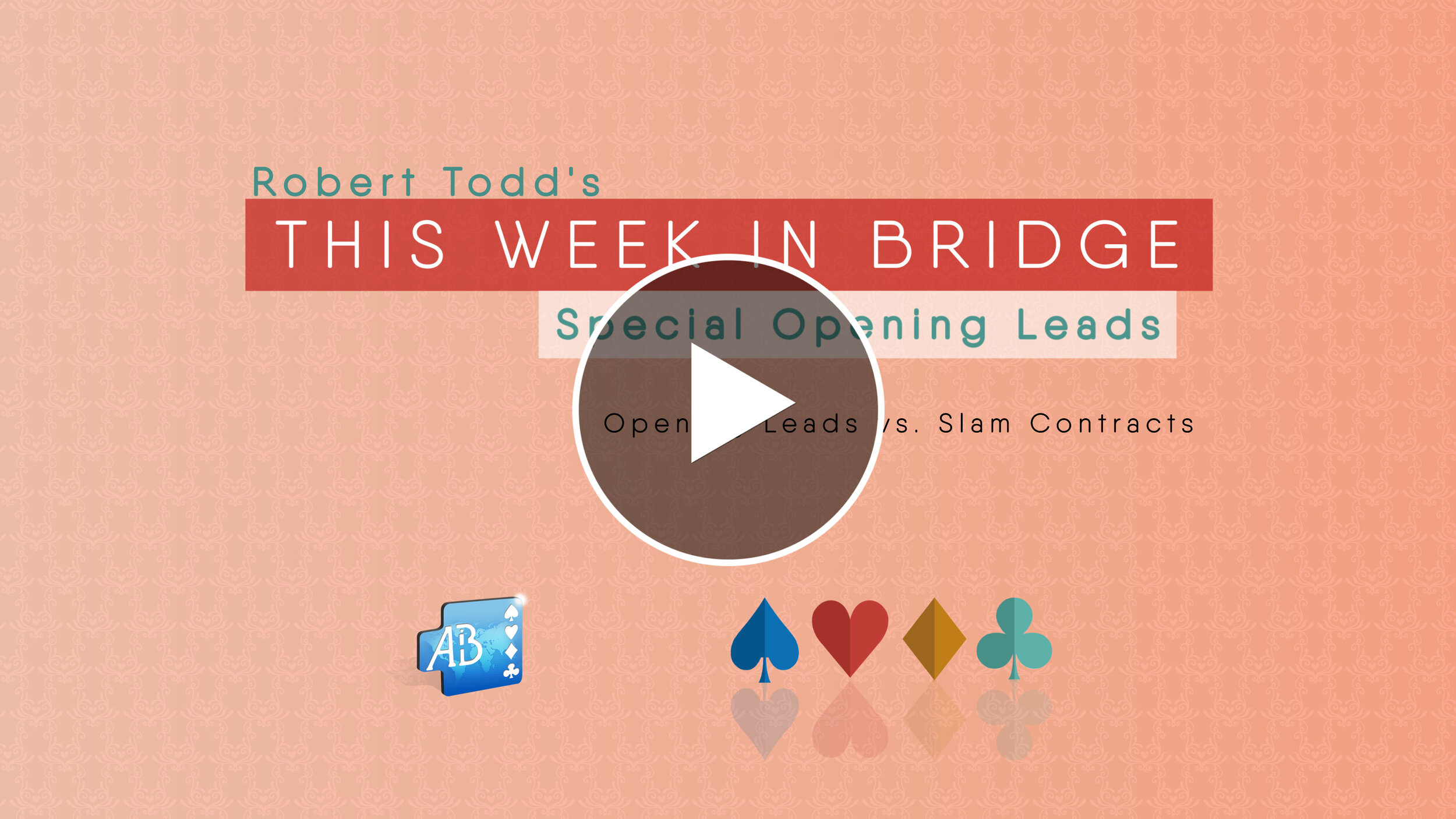 Special Opening Leads:  Vs. Slam Contracts  