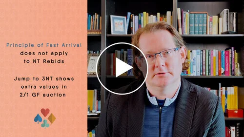 2/1 GF:  Responder's Rebids 