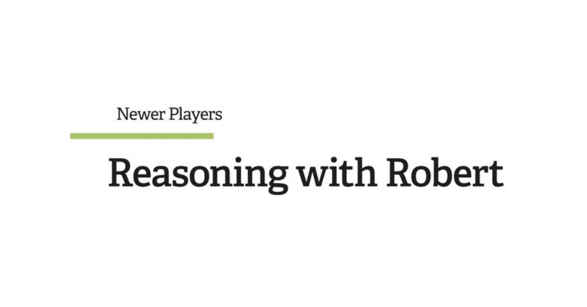 Reasoning with Robert - November 2025