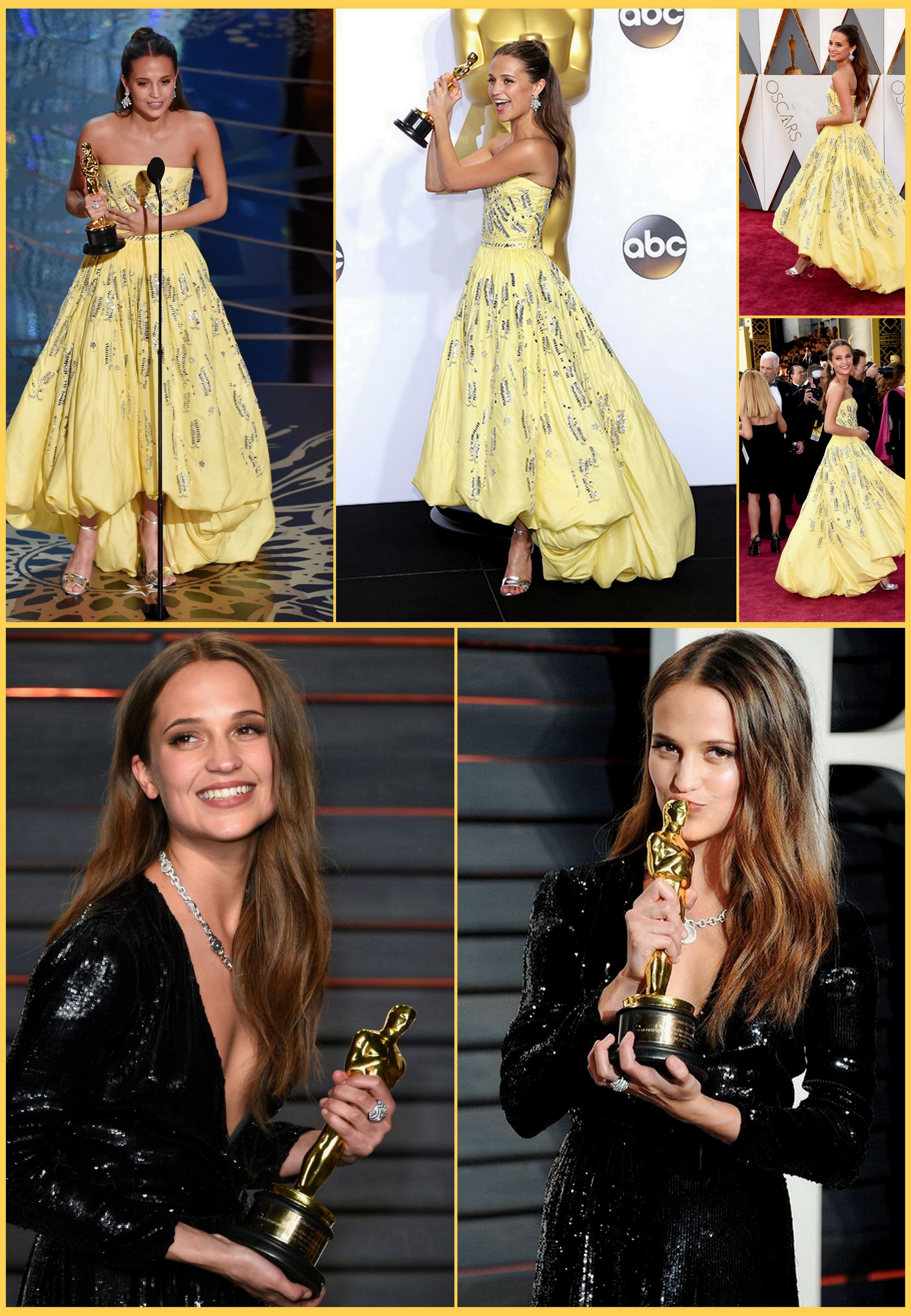 HAWT: Alicia Vikander in Louis Vuitton at the 2016 Oscars — The London  Chatter