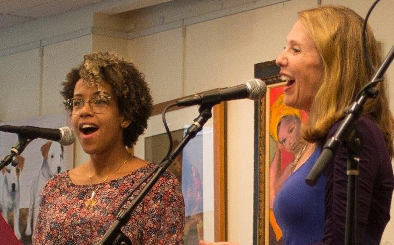 Amber Lewis and Beth Blatt perform song Blatt wrote, inspired by Hour Children.