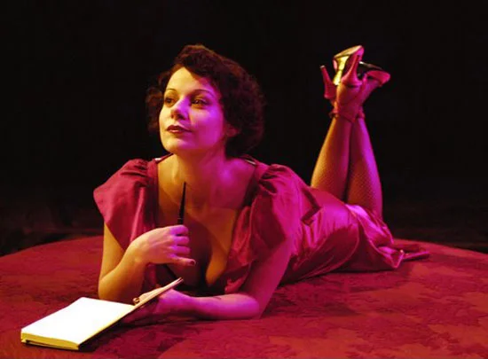 Angela Ingersoll as Anais Nin (in a Chicago production of The Mistress Cycle)