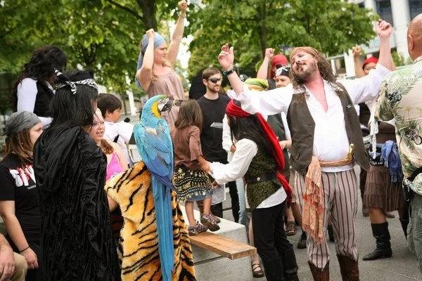 We organized the Pirates of Justice to highlight exploitation on cruise ships.