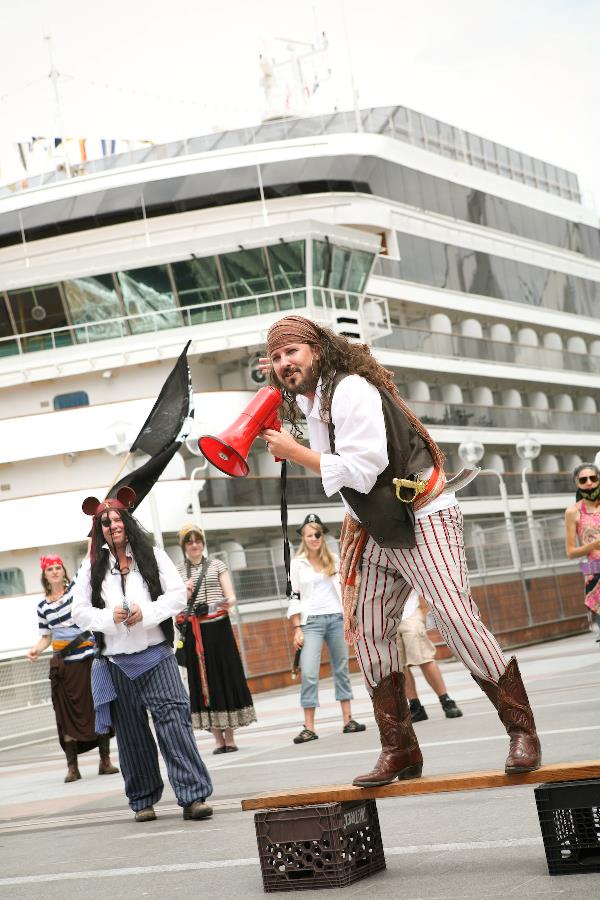 The Pirates of Justice - for protesters who like wearing silly hats and tight pants...