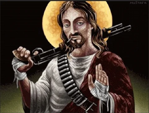 My Jesus would bomb the crap out of those suckers. Wouldn't yours?